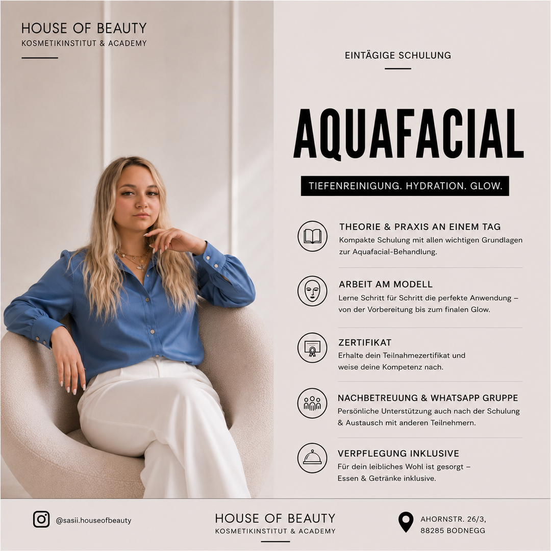 AQUAFACIAL - 1 Tages Schulung