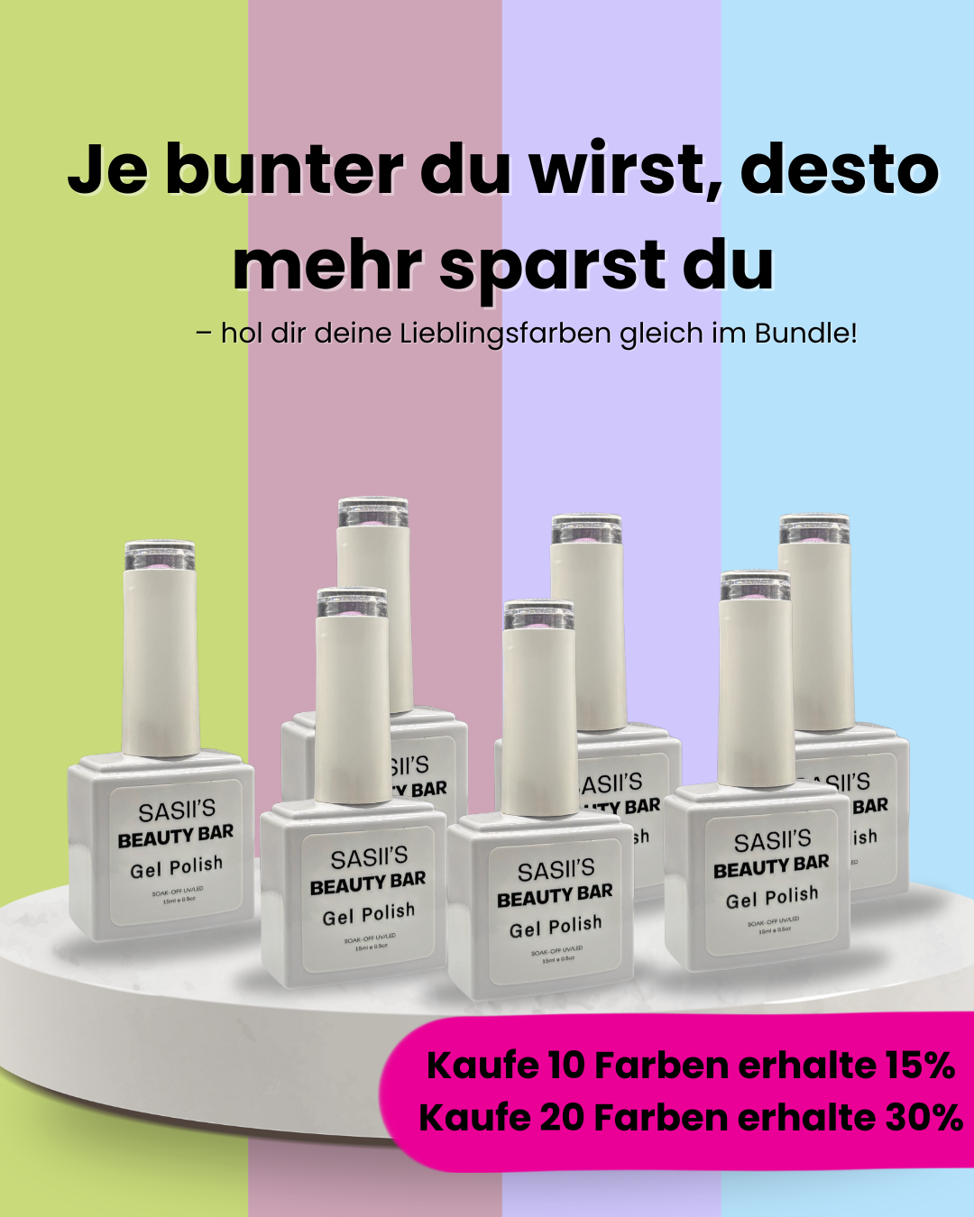 Farbgel 13 - Daniela 15 ml | HELL - BLAU